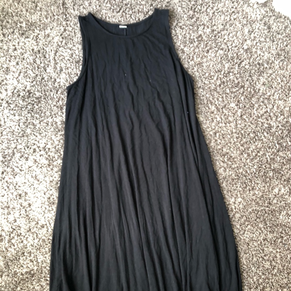 Black tank swing dress